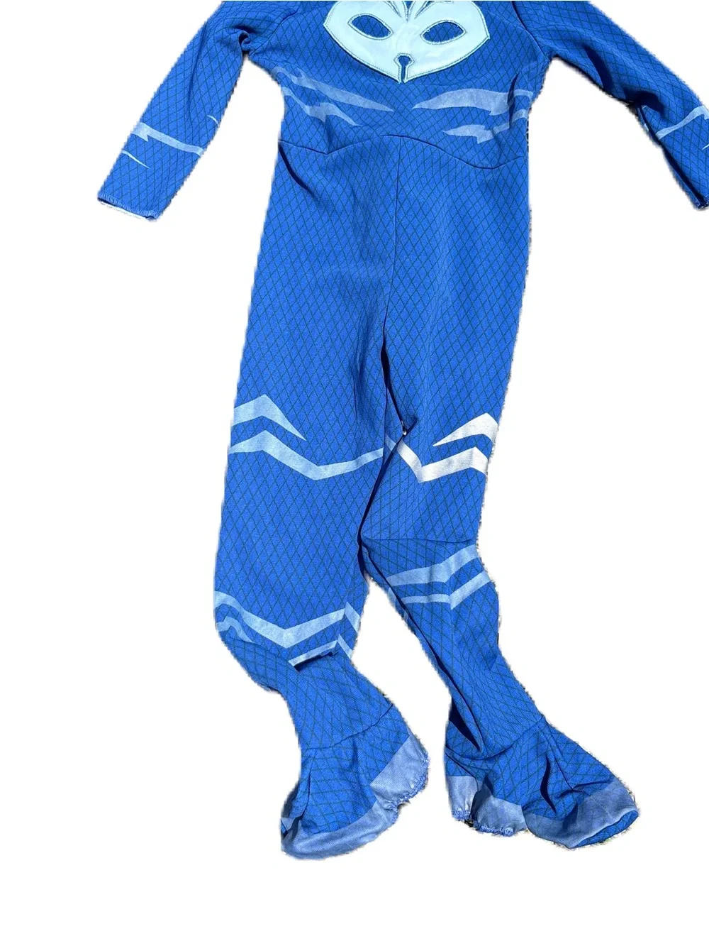 PJ Masks Cat Boy Costume 5-6T Halloween Blue 2 Piece Bodysuit Mask